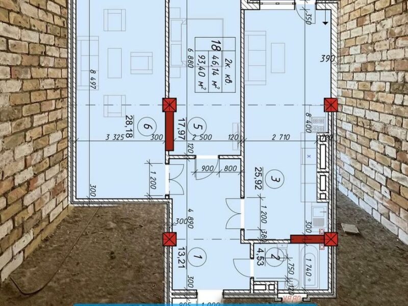 Продаю 3 комн. квартиру мкр. Аламедин1, этаж 5/10, СВЕЖИЙ РЕМОНТ! 94м2, + на подземном паркинге 3 места! Цена: 165000$