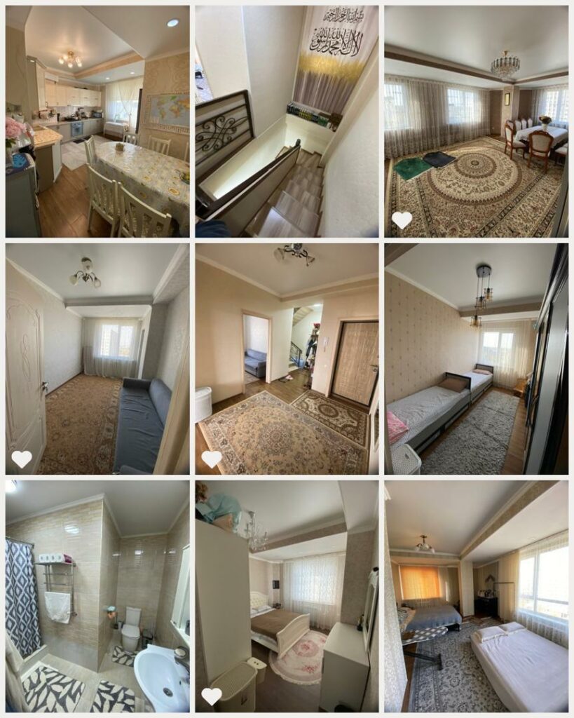 Продаю 5 комнатную квартиру! Мкр. Аламедин 1, этаж 8и9 пентхаус, 142м2, цена: 1440$м2, полностью укомплектована! Цена: 205000$