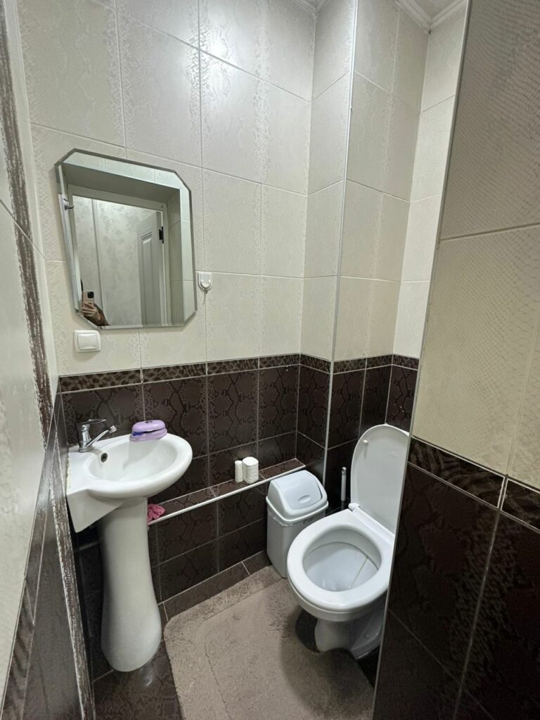 Продаю 3 комнатную квартиру с сушилкой,мкр. Аламедин 1, этаж 1/9, не угловая, свежий ремонт, цена: 110000$