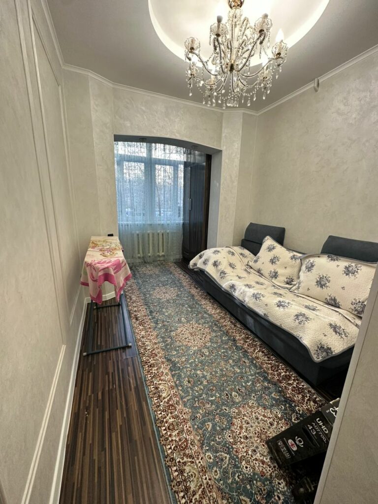 Продаю 3 комнатную квартиру с сушилкой,мкр. Аламедин 1, этаж 1/9, не угловая, свежий ремонт, цена: 110000$