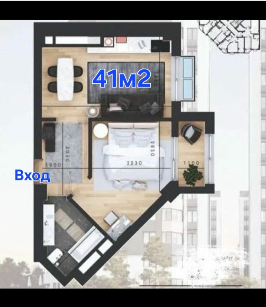 Продаю 1 комн. квартиру, мкр. Тунгуч, Анкара/Ауэзова, 41м2, этаж 12/14, СВЕЖИЙ РЕМОНТ, Красная книга, ДДУ, Цена: 67000$