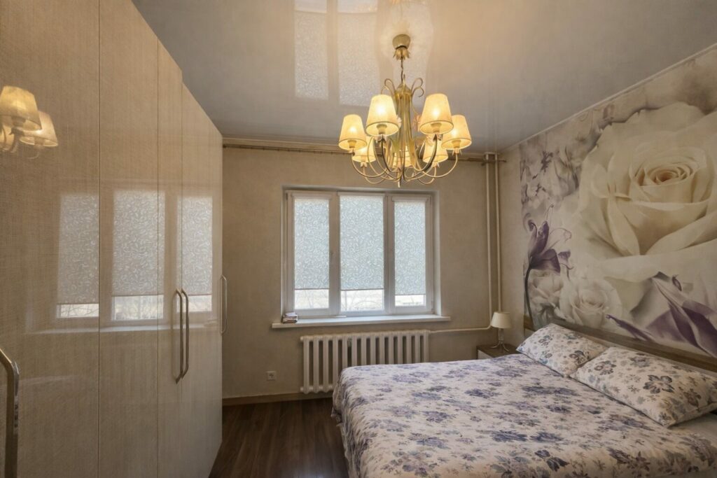 3 комн. квартира, мкр. Аламедин 1, этаж 4/9, серия 106, площадь 70м2, цена: 110000$