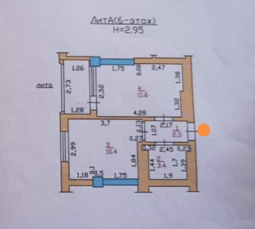 Продаю 1 комн. квартиру, Чуй/Ауэзова, мкр. Учкун, этаж 6/9, не угловая, 32м2, с ремонтом, вся техника в подарок! Цена: 56500$