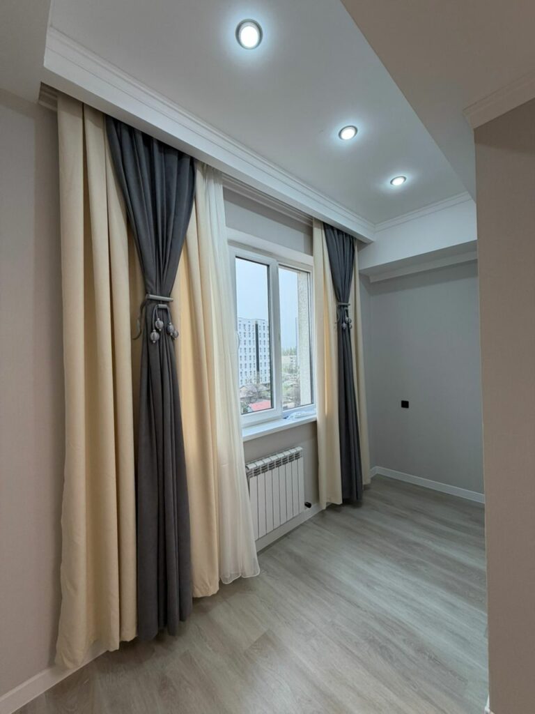 Продаю полноценную 2х комнат. квартиру, мкр. Аламедин 1/Салиева, Элитка 67м2, этаж 7/12, СВЕЖИЙ РЕМОНТ! Цена: 1320$|м2, цена: 89000$