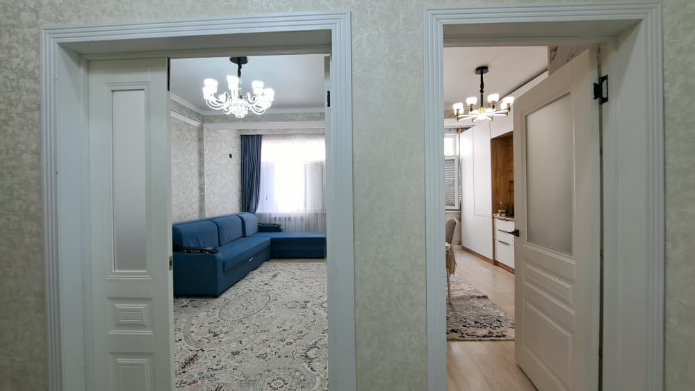 Продаю 1 комн. квартиру в мкр. Аламедин 1, этаж3/5, СВЕЖИЙ РЕМОНТ, 40м2, цена: 69000$ ТЕХПАСПОРТ ЕСТЬ!