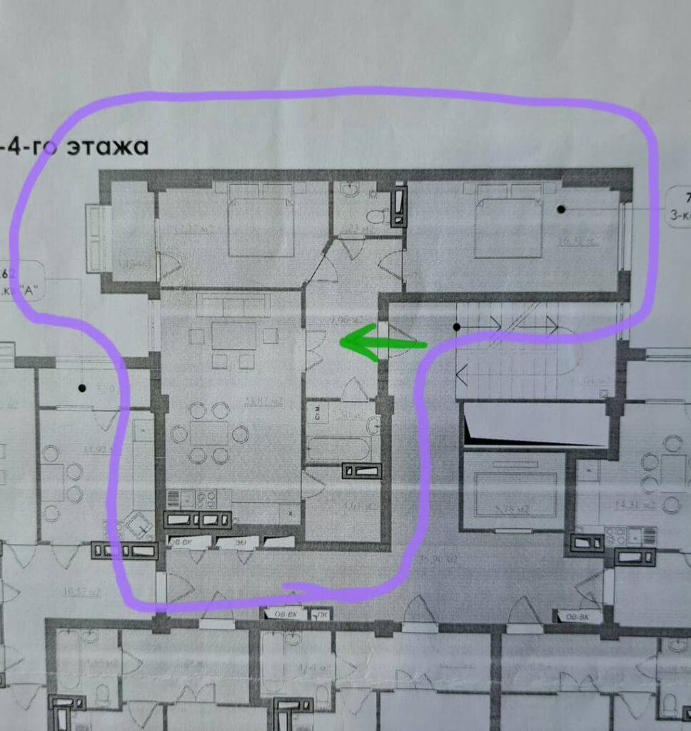 Продаю 3 комнатную квартиру, Европланировка, Горького/Алма-Атинская, 75м2, этаж 4/9, СВЕЖИЙ РЕМОНТ,Красная книга, ДДУ, цена: 105000$